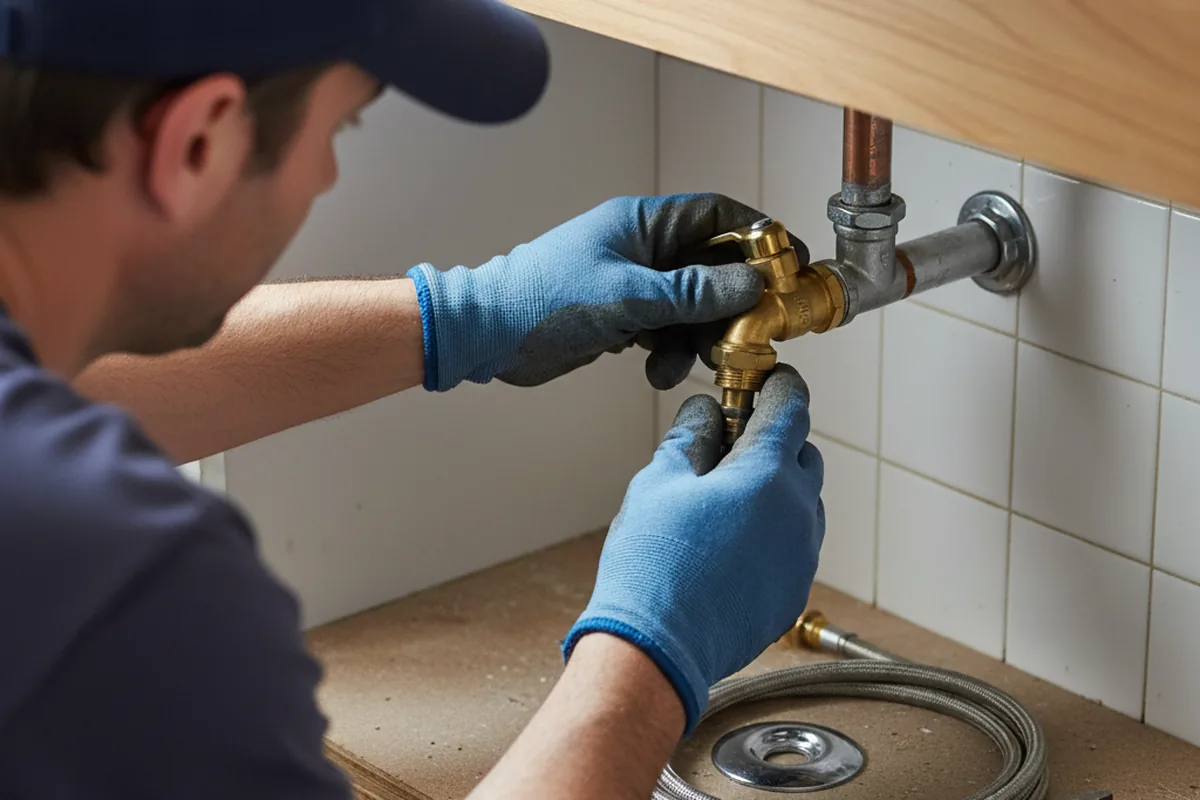 Shutoff valve and fitting work during Emergency Plumbing in Camarillo